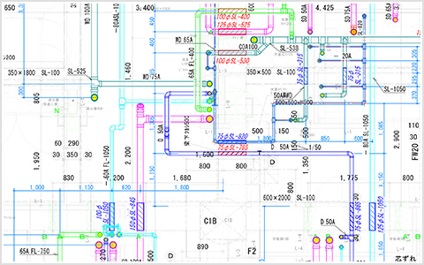 CAD・施工図面作成や外注先をお探しなら夢真へ